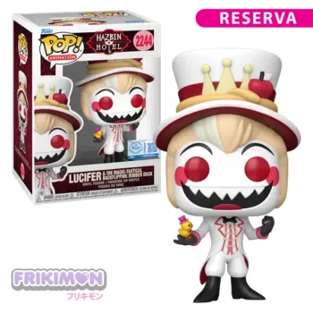 Funko POP Lucifer & The Magic-Tastical Backflipping Rubber Duck 2244 Hazbin Hotel EXC