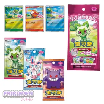 Pack Badge Set Collection Pokemon TCG Chino