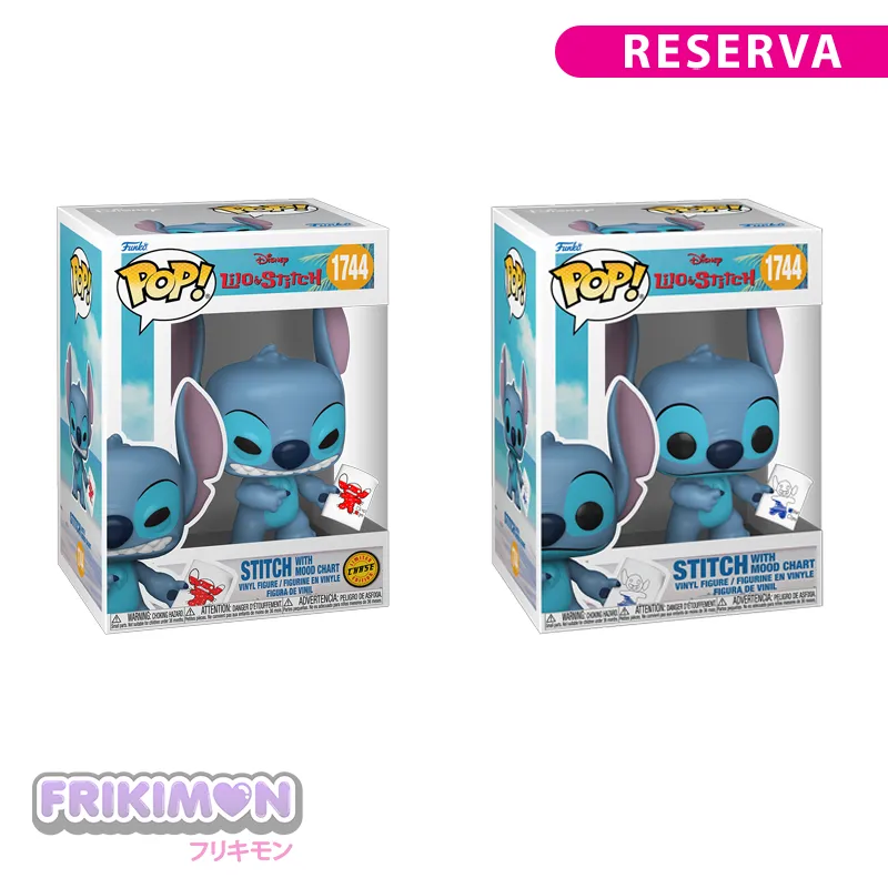 Pack Funko Pop Bundle Chase Stitch con medidor de bondad y maldad 1744 Lilo y Stitch Disney
