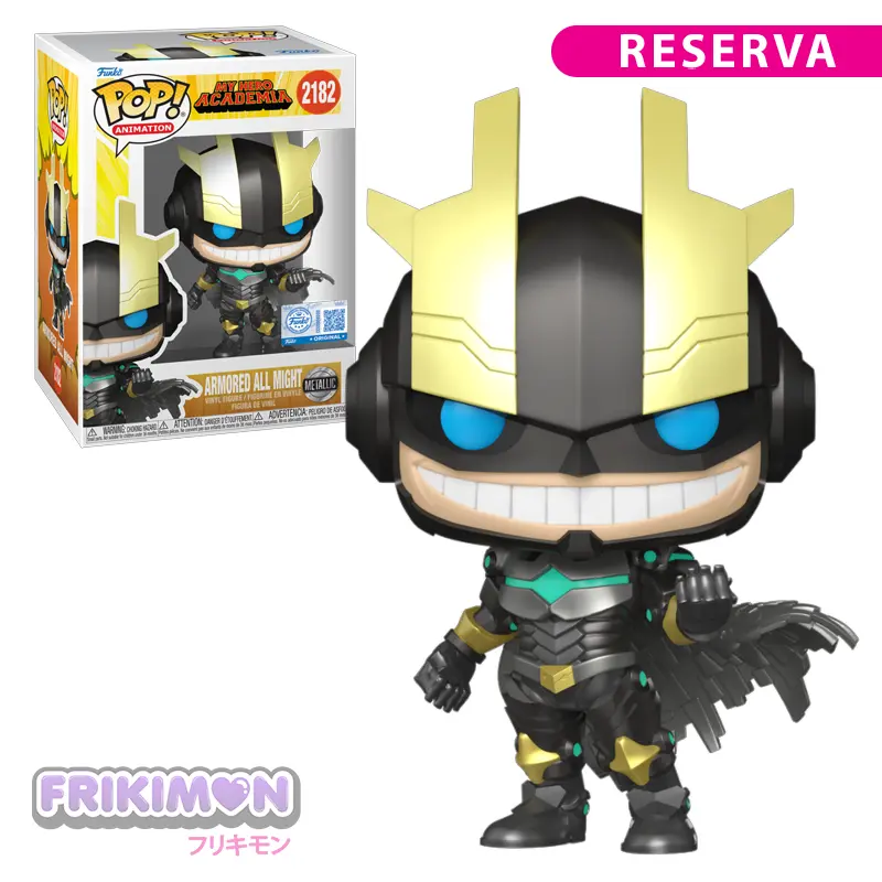Reserva Funko Pop Armored All Might Metallic 2182 My Hero Academia EXC