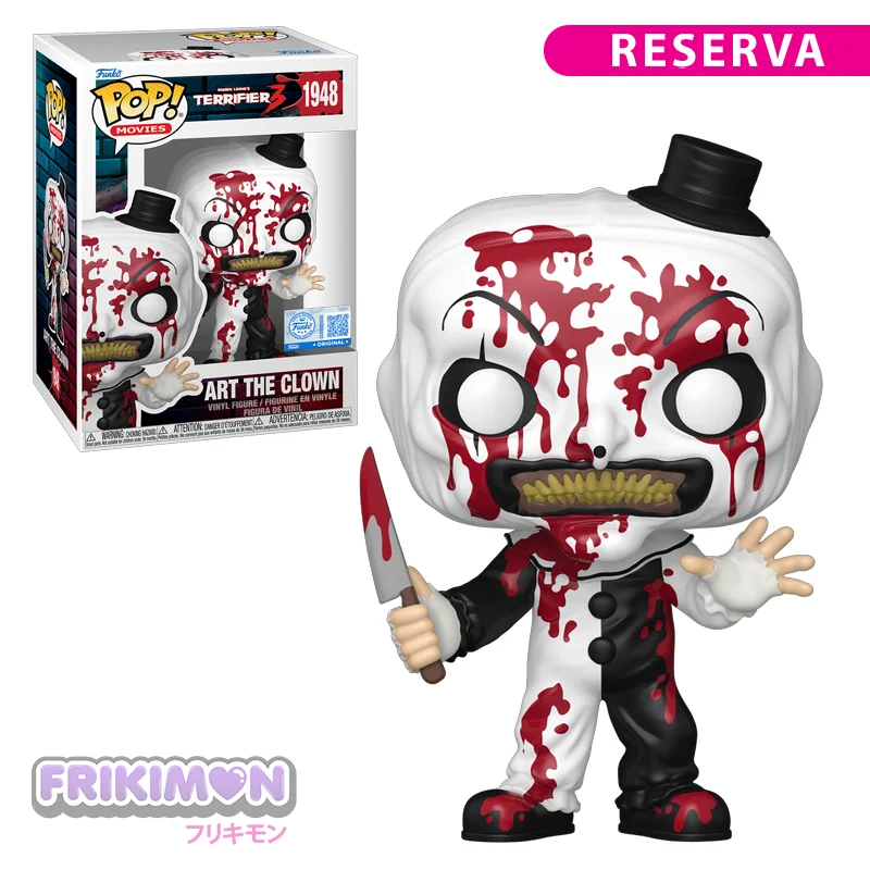 Reserva Funko Pop Art the Clown bloody 1948 Terrifier 3 EXC