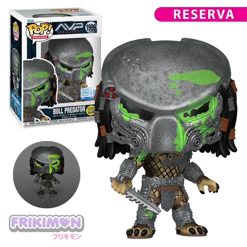 Reserva Funko Pop Bull Predator GLows in the Dark 1999 EXC Alien vs Predator Requiem