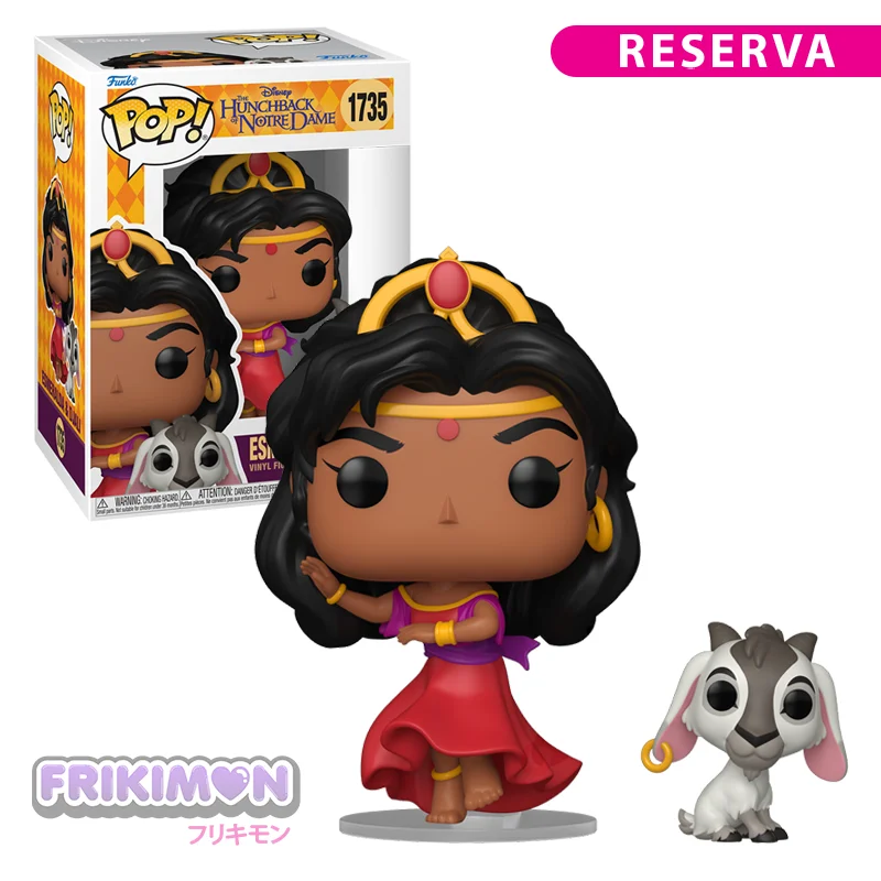 reserva funko pop esmeralda con djali 1735 el jorobado de notre dame disney