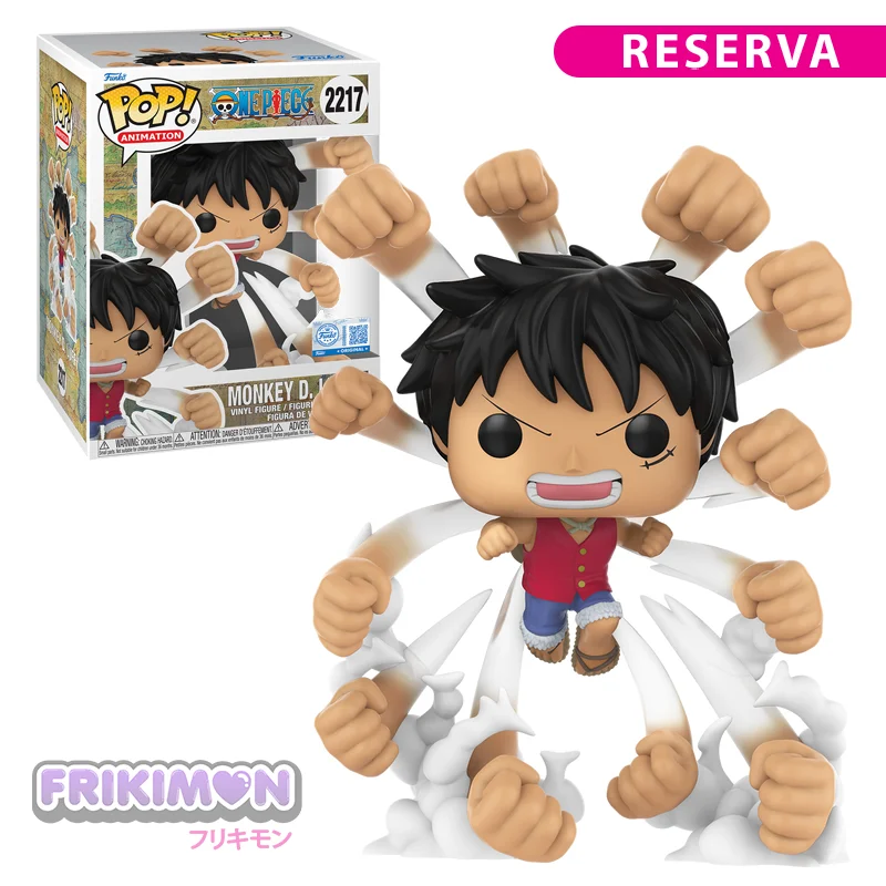 reserva funko pop monkey luffy 2217 one piece gum gum Gatling