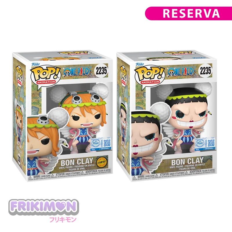 reserva pack bundle funko pop bon clay 2235 chase one piece