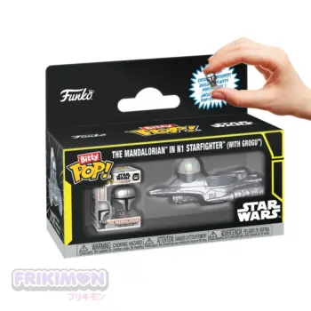 Funko Bitty Pop Rides The Mandalorian in N1 Starfighter with Grogu Star Wars