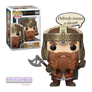 Funko POP Gimli 2028 (Nobody Tosses a Dwarf) El señor de los anillos