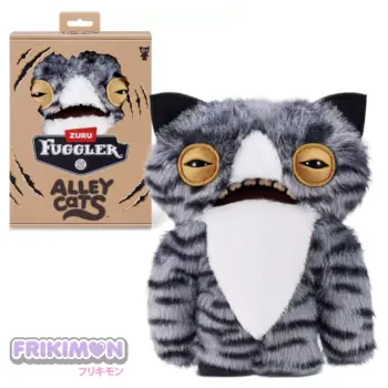 Peluche Fuggler Wide Eyed Cat Alley Cats