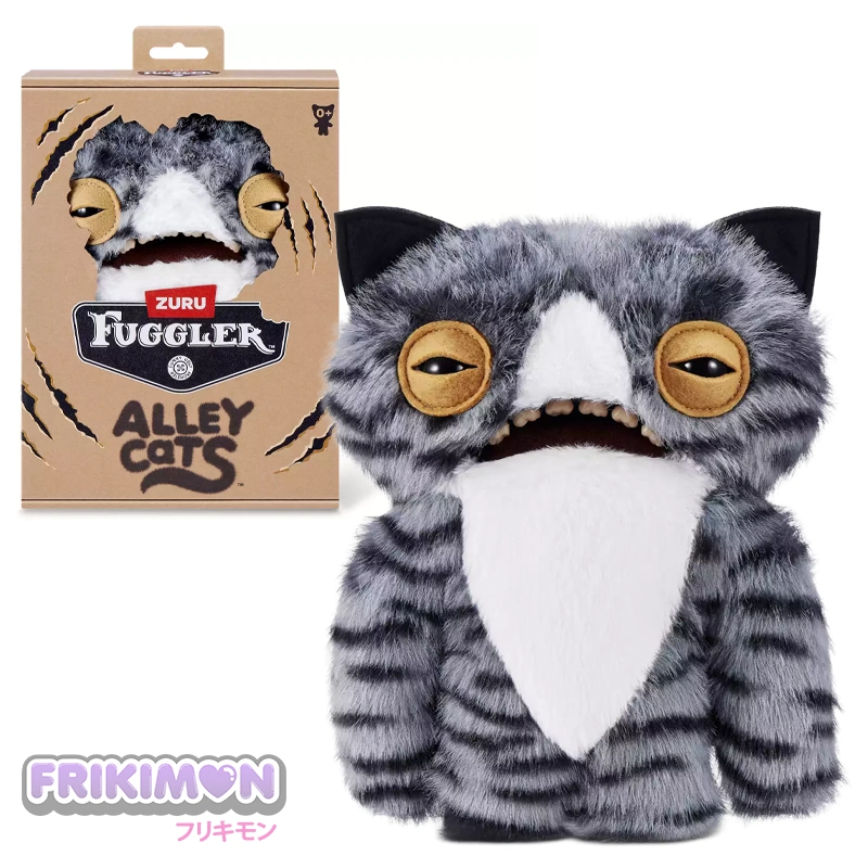 Peluche Fuggler Wide Eyed Cat Alley Cats
