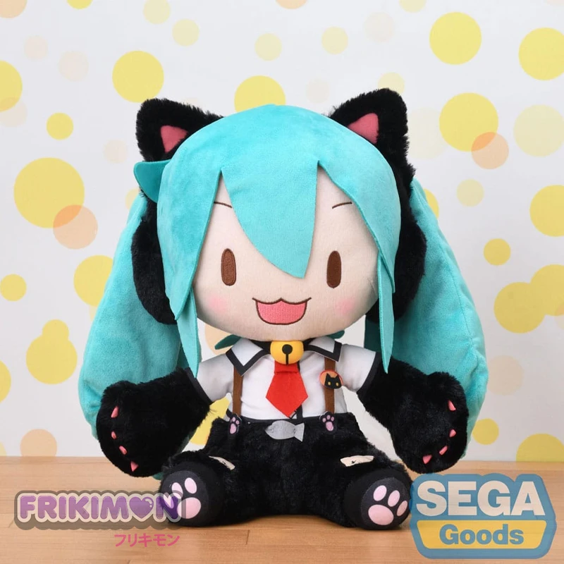 Peluche Hatsune Miku Project Diva Arcade Future Tone Fuwa Petit Kitty Cat LL 30 cm