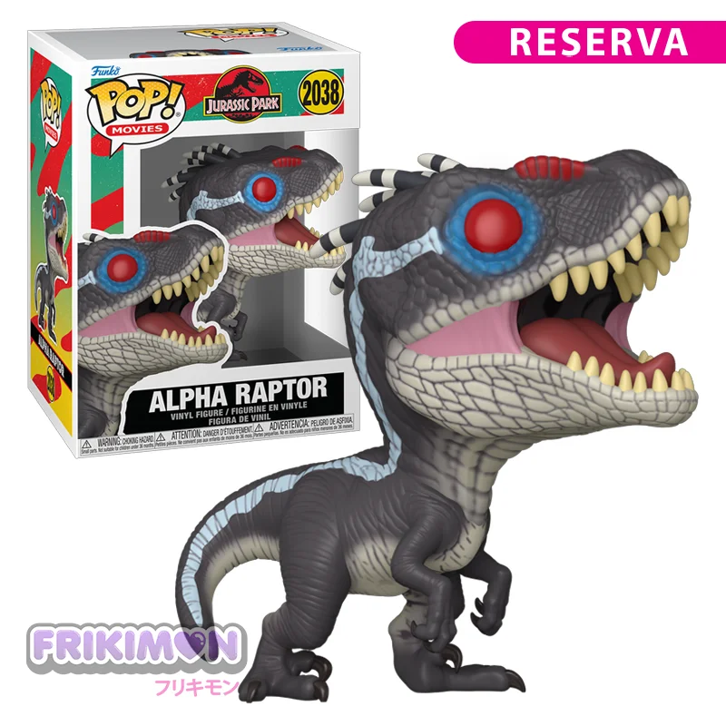 reserva funko pop alpha raptor 2038 jurassic park
