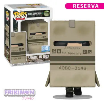 reserva funko pop snake in box 1177 metal gear solid exclusive