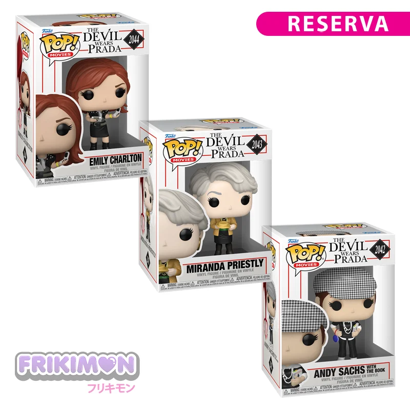 reserva pack funko pop el diablo viste de prada