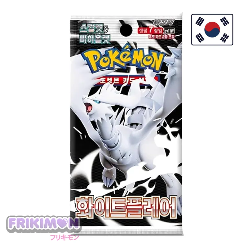 sobre pokemon white flare coreano original