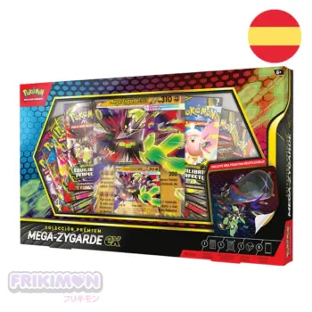 Blister cartas Mega Zygarde EX Pokemon TCG español Colección Premium