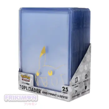 Paquete 25 Toploaders y 25 Sleeves Pikachu Ultra Pro