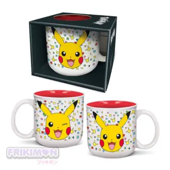 taza ceramica pikachu colorida 400