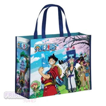 Bolsa de rafia reutilizable One Piece personajes
