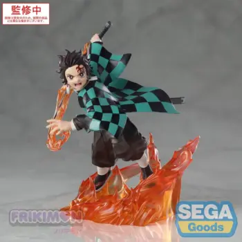 Estatua Tanjiro Kamado Demon Slayer Kimetsu no Yaiba Xross Link Anime 15 cm