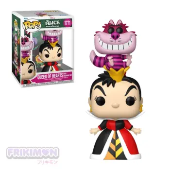 Funko Pop Premium Reina de Corazones con Cheshire 1771 Alicia en el Pais de Las Maravillas Disney