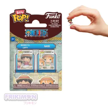 Funko Bitty Pop 2 Pack Monkey D Luffy y Nami One Piece