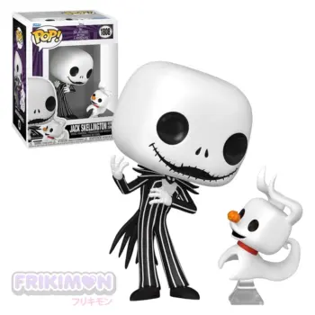 Funko Pop! Jack Skellington con Zero 1808 Pesadilla antes de Navidad Disney