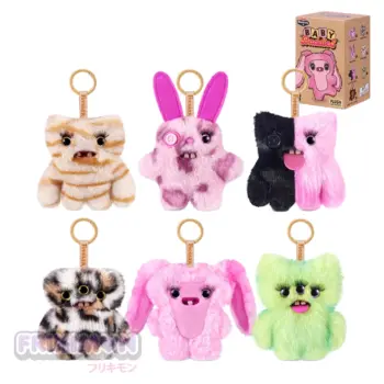 Blind Box peluche colgante Baby Baddies Fuggler llavero