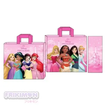 Bolsa de rafia reutilizable Princesas Disney
