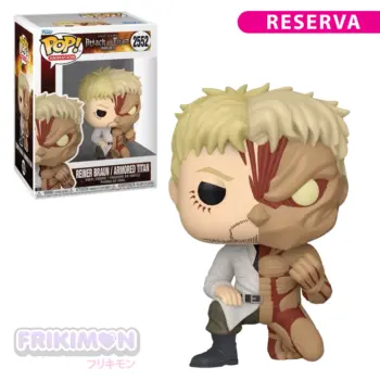 Funko Pop! Reiner Braun Split Armored Titan 2552 Attack on Titan (RESERVA)