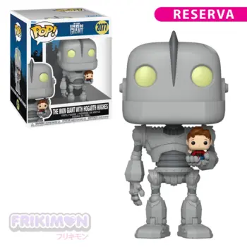 Funko Pop Super The Iron Giant with Hogarth Hughes 2077 The Iron Giant RESERVA