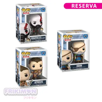 Pack Funko Pop God of War Ragnarok Kratos, Atreus y Odin (RESERVA)