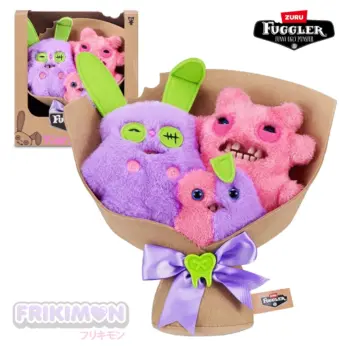Peluche Fuggler Ramo Fugg Bouquets Ramo de peluches rosa y morado
