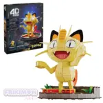 Puzzle 4D Meowth Pokémon Kit de construcción