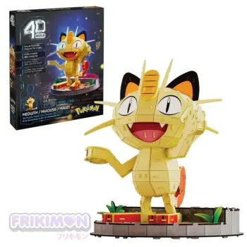 Puzzle 4D Meowth Pokémon Kit de construcción