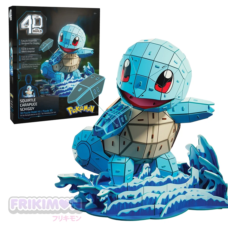Puzzle 4D Squirtle Pokémon Kit de construcción Puzzle 4D Squirtle Pokémon Kit de construcción