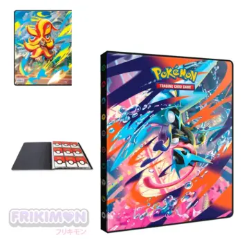 binder carpeta portfolio cartas pokemon caos creciente greninja