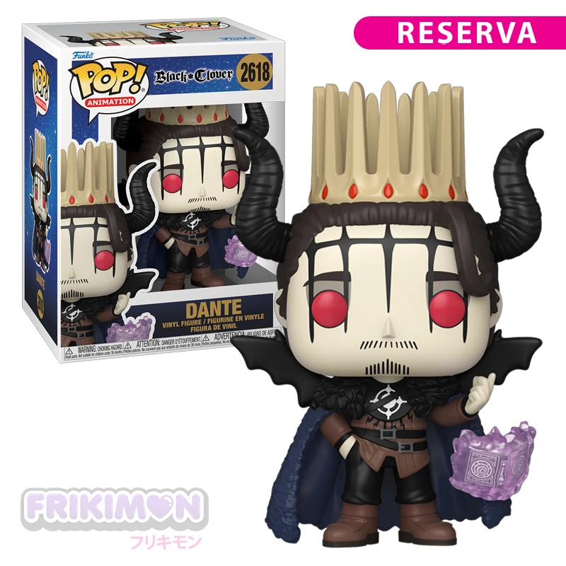 reserva funko pop dante 2618 black clover devil form reserva funko pop dante 2618 black clover devil form